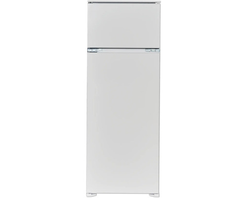 Réfrigérateur blanc avec compartiment congélateur supérieur