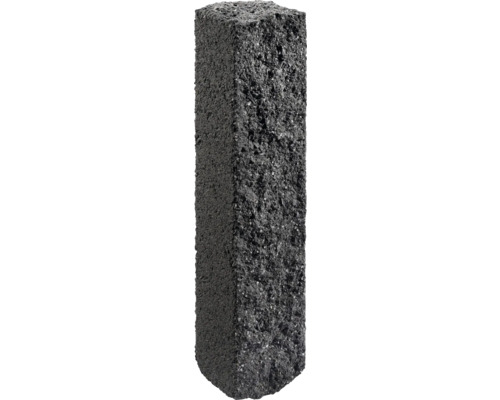 Palissade rectangulaire Natura Ambiente basalte-noir 16x15x80 cm Palissade rectangulaire Natura Ambiente basalte-noir 16x15x80 cm