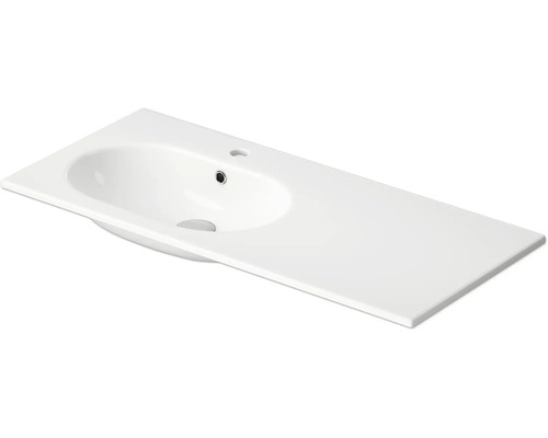 Vasque pour meuble Cersanit ZEN 100,4 x 45,5 cm blanc émaillé CCWT1001246401 Vasque en céramique sanitaire
