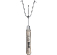 Tête de sarcloir For-q en acier inoxydable avec manche en bois