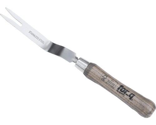 Griffe de jardin en acier inoxydable avec manche en bois pour le jardinage