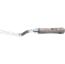 Désherbeur manuel avec manche en bois et acier inoxydable