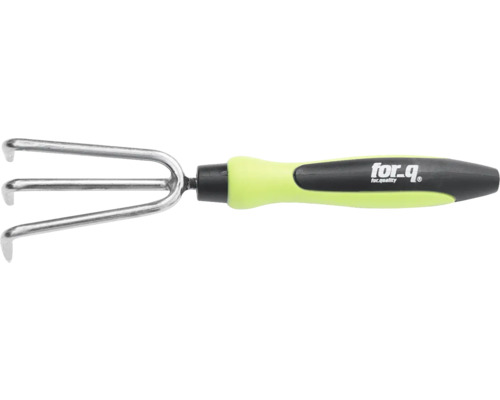 Croc de jardin avec trois dents et une poignée de for_q