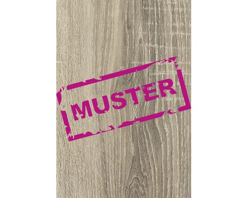 Échantillon pour sol vinyle Sägerau plancher de maison de campagne raccord clipsé 1292 x 193 x 7,5 mm Échantillon d''une surface en bois