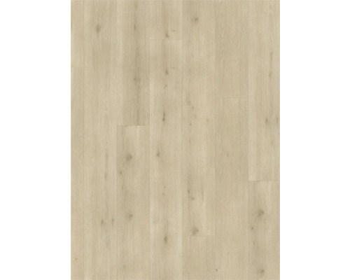 Sol stratifié brun clair avec grain de bois