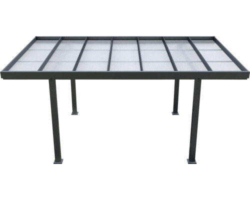 Abri de voiture avec toit en polycarbonate