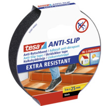 tesa® Anti-Rutschband schwarz 5 m x 25 mm