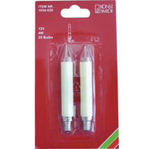 Logo Konstsmide. Pack de 25 bougies de rechange, 12 volts, 4 watts