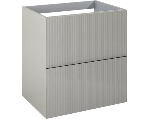 Jungborn NONUS Waschtischunterschrank BxHxT 60x63.5x45.3 cm fume matt