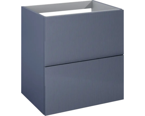 Jungborn NONUS Waschtischunterschrank BxHxT 60x63.5x45.3 cm navy blau matt