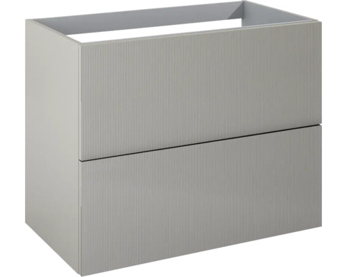 Jungborn NONUS Waschtischunterschrank BxHxT 80x63.5x45.3 cm fume matt