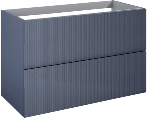 Jungborn NONUS Waschtischunterschrank BxHxT 100x63.5x45.3 cm navy blau matt