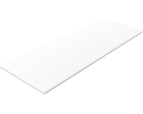 Carrelage mural vagues Snow blanc 3D brillant 30x90 cm rectifié