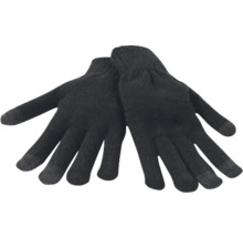 Ein Paar Strickhandschuhe mit Touchscreen-Funktion