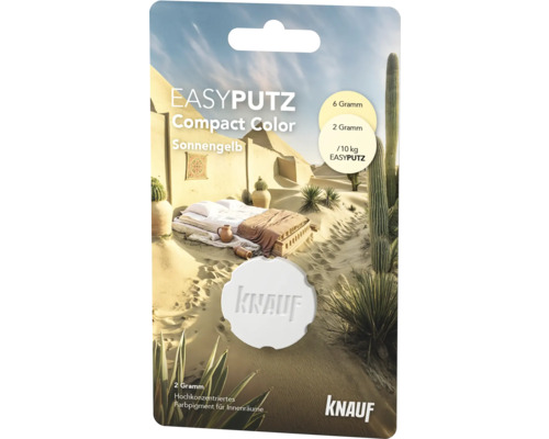 Easyputz Compact Color Sonnengelb, pigment de couleur hautement concentré pour les espaces intérieurs