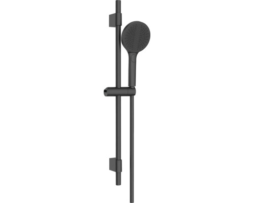 Ensemble de douche AVITAL NEDA eco noir mat longueur de la barre de douche 680 mm Ensemble de douche avec barre de douche et douchette à main