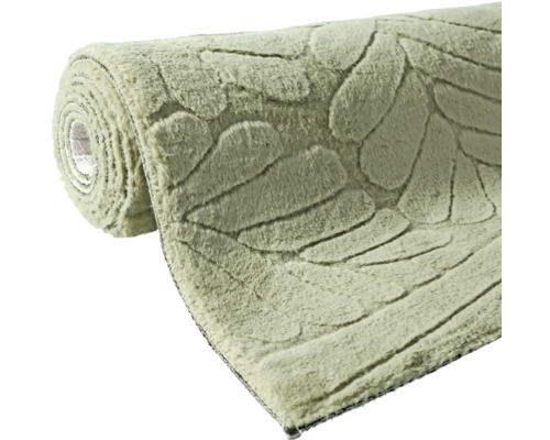 Tapis enroulé avec motif