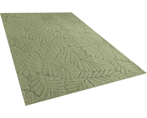 Tapis avec motif de feuilles