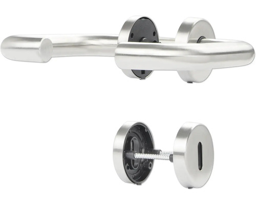 Garniture de poignée de porte en acier inoxydable