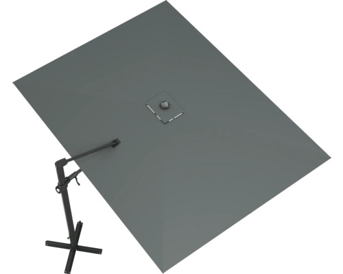 Rechteckiger Ampelschirm mit Fuss