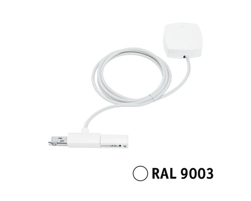 Adaptateur d''éclairage blanc avec capteur et câble