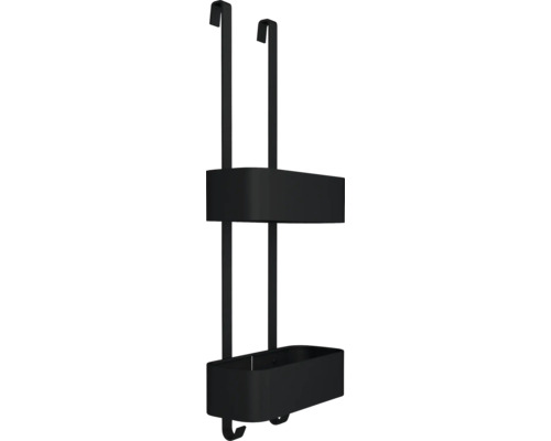 form&style panier de douche RAWAKI noir mat