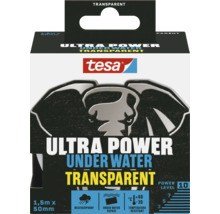 Tesa Ultra Power Ruban adhésif transparent sous-marin 1,5 mètre sur 50 millimètres emballage