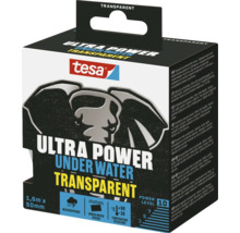 Emballage Tesa Ultra Power Ruban de réparation transparent sous l''eau, 1,5 mètre sur 50 millimètres