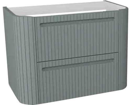 Meuble sous lavabo pour plan de lavabo Devo Gloria 2.0 lxhxp 70x50x42 cm fjord strié