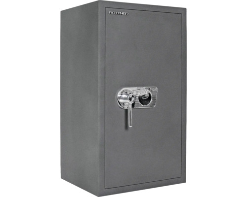 Coffre-fort à poser Rottner Toscana EN1 85 serrure électronique anthracite Coffre-fort Rottner gris avec poignée
