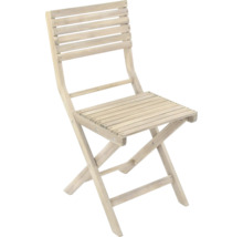 Klappbarer Holzstuhl für den Außenbereich