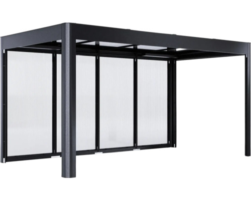 Pavillon avec parois coulissantes pour l''extérieur