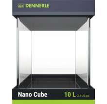 Aquarium DENNERLE Nano Cube 10 l mit Rückwandfolie, Schaumstoffunterlage