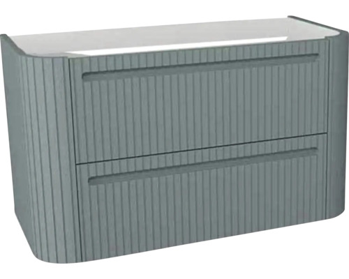 Waschtischunterschrank für Waschtischplatte Devo Gloria 2.0 BxHxT 86x50x42 cm fjord geriffelt Waschtischunterschrank für Waschtischplatte Devo Gloria 2.0 BxHxT 86x50x42 cm fjord geriffelt