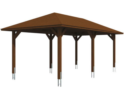 Pavillon de jardin en bois avec toit