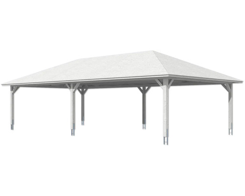 Auvent en bois indépendant avec toit