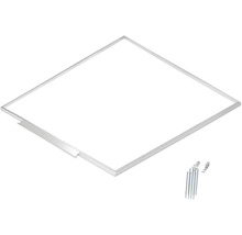 Quadratische LED-Deckenleuchte mit Befestigungsmaterial