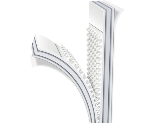Schematische Darstellung eines Lichtschachtsystems mit Wärmedämmung