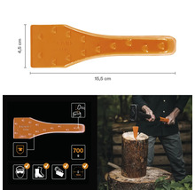 Fiskars Spaltkeil aus Kunststoff, 15,5 cm lang