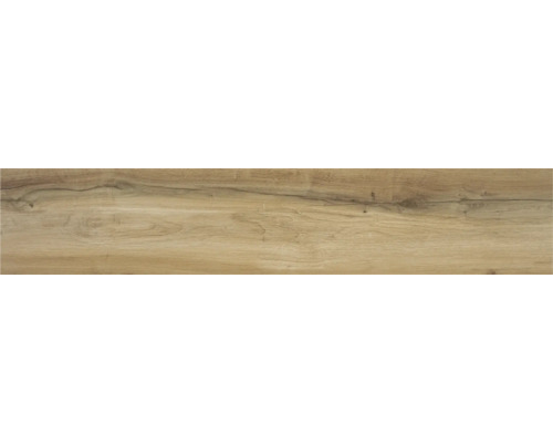 Dalle de sol en grès cérame fin MIRAVA ARENDAL dark oak lxLxé 30x149.5x1 cm Carreau imitation bois