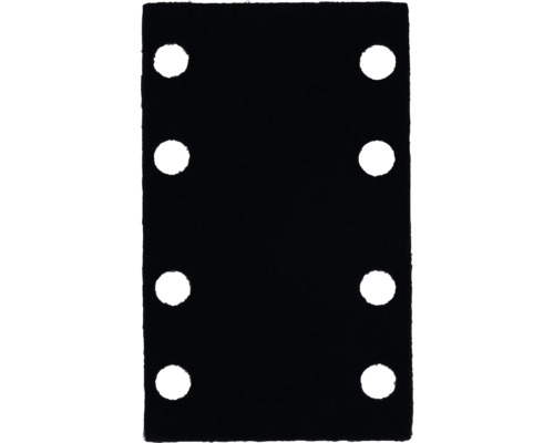 Bosch Schleiftellerschoner 80 x 133 mm 2 Stück Schwarze Montageplatte mit acht Löchern