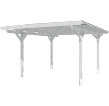 Holzcarport mit Flachdach zur Überdachung von Autos