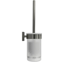 Wand-WC-Bürstengarnitur aus Metall und Kunststoff
