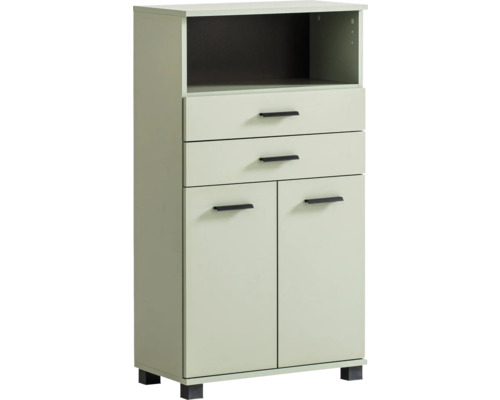 Highboard Möbelpartner Palermo BxHxT 59.8x110.5x32.6 cm pistazie