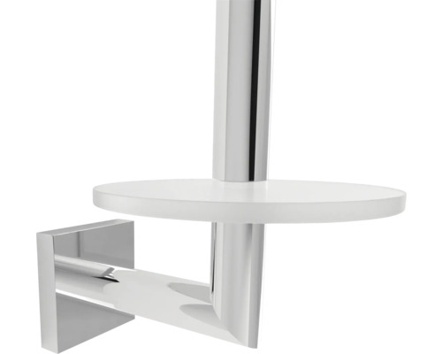 Porte-papier toilette mural avec tablette