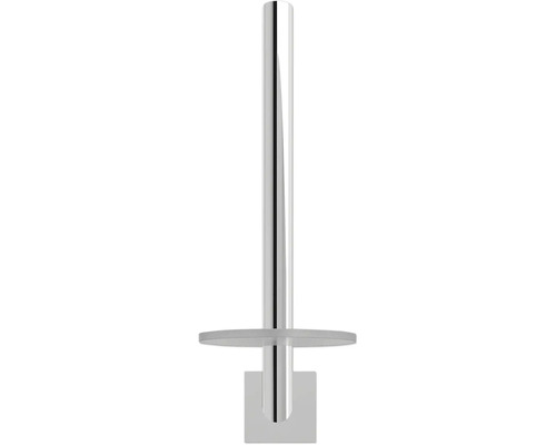 Porte-papier toilette mural en métal