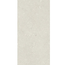 Dalle de terrasse en grès cérame fin Shellstone beige bord rectifié 120x60x2 cm