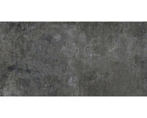 Feinsteinzeug Wand- und Bodenfliese Industrial night anpoliert 60 x 120 x 0,93 cm R10 B