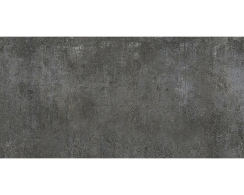 Carrelage sol et mur en grès cérame fin Industrial night semi-poli 80 x 160 x 0,97 cm R10 B