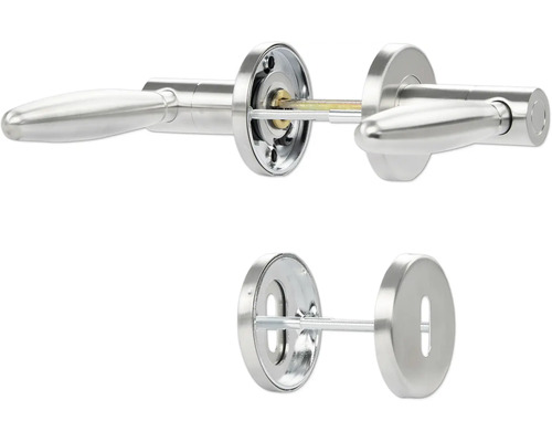 Ensemble de garnitures de porte avec poignées de porte et rosettes